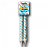 Fontanna Tortowa 12cm niebieska 2szt F1 12/30/2
