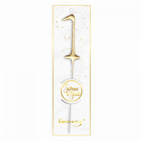 Zimne Ognie Cyfra "1" złote TXF801  F1  12/20