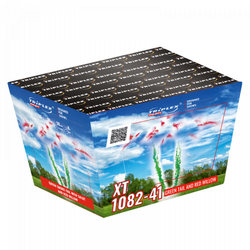 Bateria Dzienna Green Smoke Tail w/Salute & Red Willow XT1082-41  V  36s  F2  3/1