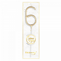 Zimne Ognie Cyfra "6" złote TXF806  F1  12/20